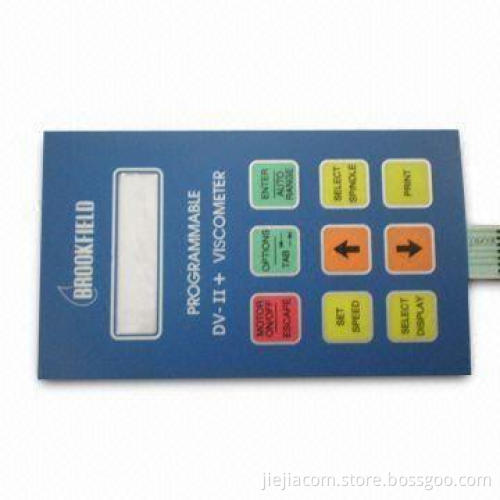 Metal Dome Membrane Keyboard Switch with 0 to 35V DC Operating Voltage and 100mA Operating Current
